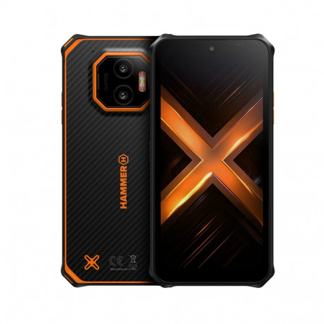 Hammer Energy X2 must/oranž 6.1" IPS 1560 x 720 pikslit Mediatek Dimensity 6300 sisemine RAM 6 GB 12
