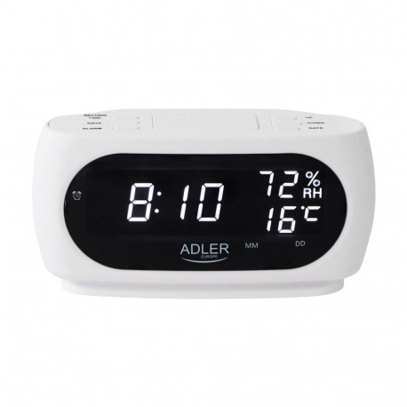 Adler LED kell termomeetriga | AD 1186