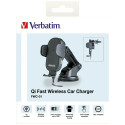 Car holder with wireless charger Verbatim FWC-01 15W Qi black 49552