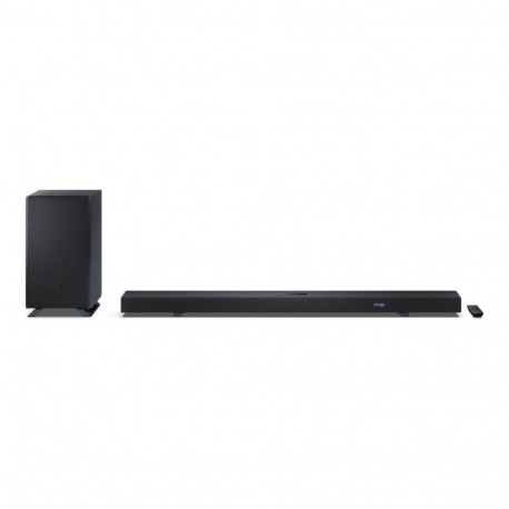 Sharp | 5.1.2 Dolby Atmos/DTS:X Soundbar with Wireless Subwoofer | HT-SBW55121(BK) | Bluetooth
