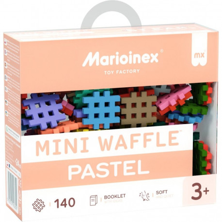 Marioinex Waffle Mini pastellklotsid 140 tk (903650)