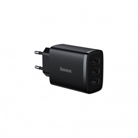 Baseus laadija 3x USB-A 3.4 A (6932172606961)
