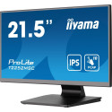 54.6cm/21.5" (1920x1080) Iiyama T2252MSC-B2 16:9 FHD IPS puuteekraan 5ms HDMI DP USB kõlar must