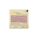 Logitech Pebble Keys 2 K380s Wireless Keyboard, RF Wireless+Bluetooth, US INT, Tonal Rose