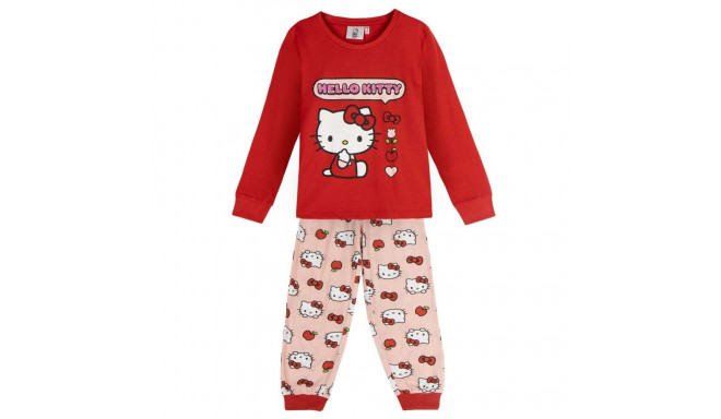 Pidžaama Laste Hello Kitty Punane