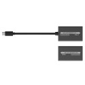 PremiumCord USB-C to HDMI extender via Cat5e/6/6a 4K@60Hz up to 60m