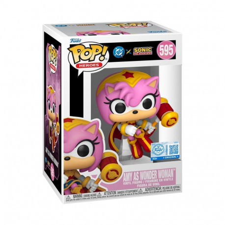 FUNKO POP! Vinyl figuur: DC / Sonic - Amy Rose / Wonder Woman