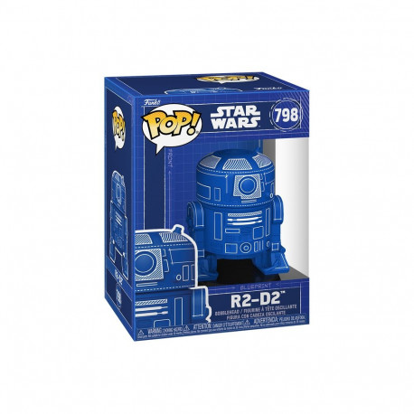 FUNKO POP! Vinyl figuur: Star Wars - R2-D2 (Blueprint Deco)