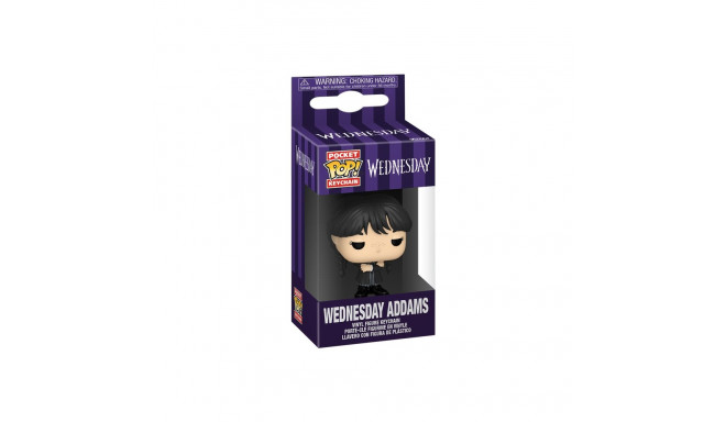 FUNKO POP! Võtmehoidja: Wednesday Addams (Black Coat)