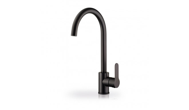 Kitchen tap Pyramis black matte