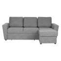 Corner sofa bed INGA grey