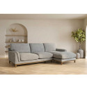 Corner sofa BASIL RC, grey
