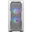 Cooler Master computer case MasterBox TD300 Mesh Tower Tempered Glass, white