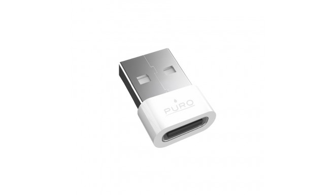 Puro USB-C - USB-A Adapter - White