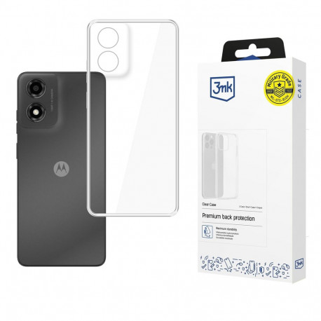3mk Clear Case for Motorola Moto E14/G04/G04S - transparent