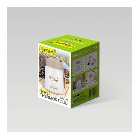 Dinner thermos Maestro MR-1646-53 530 ml White