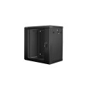 Lanberg WF01-6412-10B 12U seinapealne rack must kapp