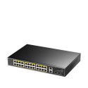 Cudy GS1026PS2 network switch Unmanaged Gigabit Ethernet (10/100/1000) Power over Ethernet (PoE) Bla