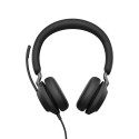 Jabra Evolve2 40 SE juhtmega peapael kõrvaklapid kõned/muusika USB Type-C / USB Type-A must
