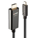 Lindy 10m USB Type C HDMI 4K60 adapterkaabel HDR-ga