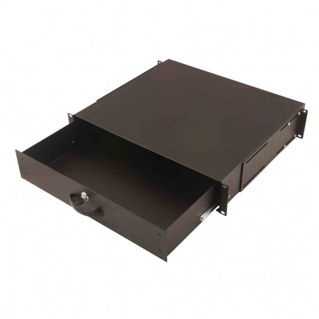 Digitus lukustatav sahtel 482.6mm (19") võrgu- ja serverkappidele 2U