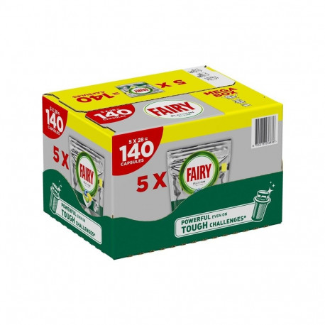 Dishwasher Caps Fairy Platinum Lemon 140 pcs