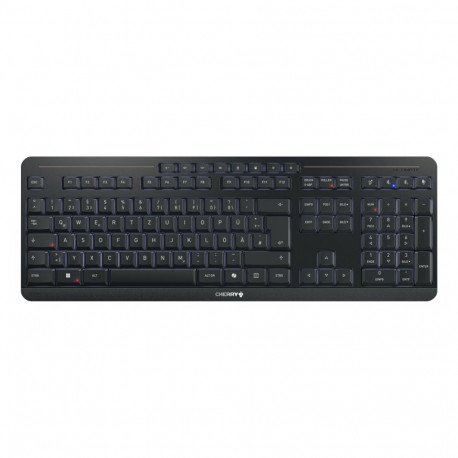 CHERRY klaviatuur Stream ultimate kodu- ja kontorikasutuseks USB, RF-juhtmevaba, Bluetooth QWERTZ sa