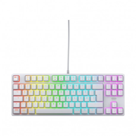 CHERRY K4V2 TKL klaviatuur mängimine USB QWERTZ saksa valge