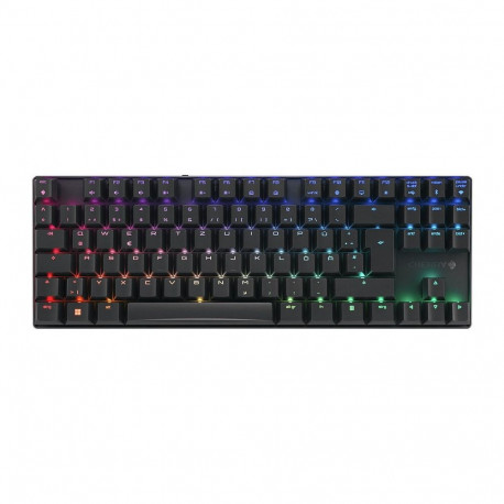 CHERRY MX 8.2 TKL Wireless RGB keyboard Gaming USB + RF Wireless + Bluetooth QWERTZ German Black