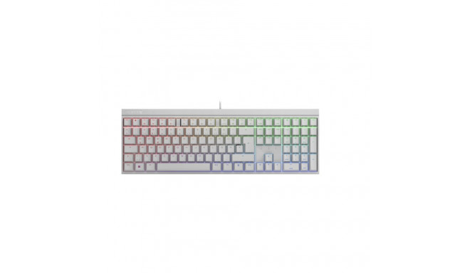 CHERRY MX 2.0S RGB mänguklaviatuur USB QWERTZ saksa valge