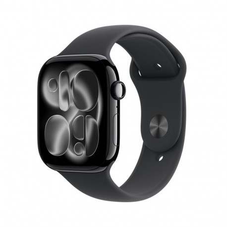 Apple Watch Series 11 GPS 46mm süsimust alumiiniumkorpus must spordirihm S/M