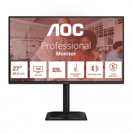 AOC 27E4CV arvutimonitor 68.6 cm (27") 1920 x 1080 pikslit Full HD LED must