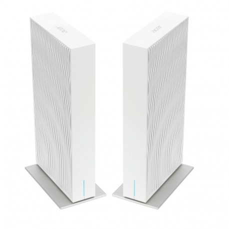 Acer Wave 7, wifi 7 Mesh Router, EU plug, dual pack Dual-band (2.4GHz + 5GHz or 2.4GHz + 6GHz) Wi-Fi
