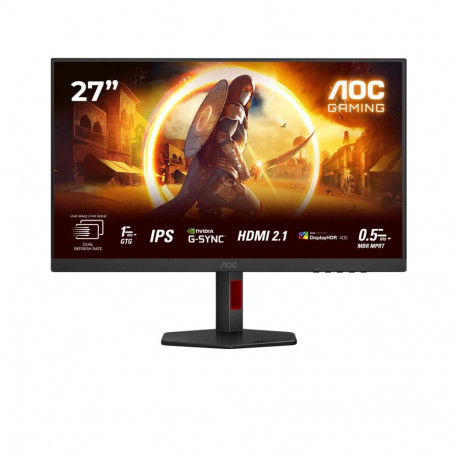 AOC arvutimonitor G4 U27G4/WS 68.6cm (27") 3840 x 2160 pixels 4K Ultra HD, hõbedane, valge