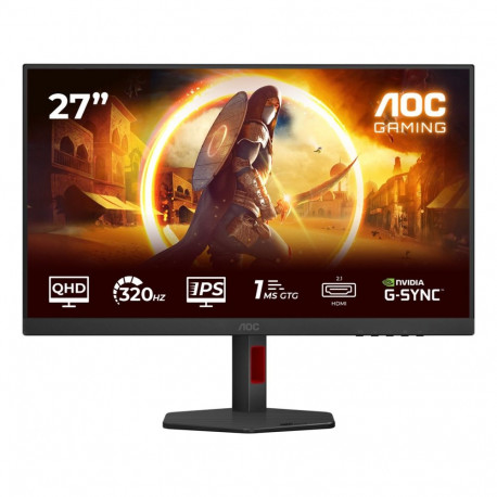 AOC G4 Q27G4SRU arvutimonitor 68.6 cm (27") 2560 x 1440 pikslit Quad HD LED must, punane