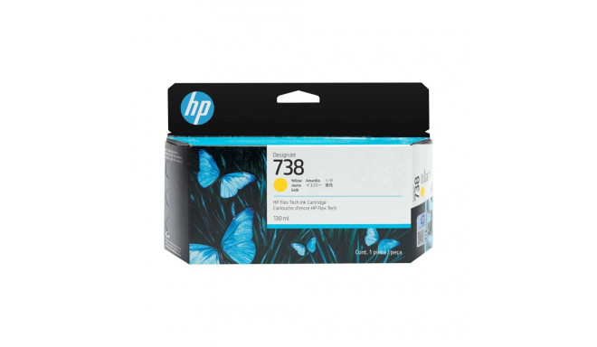 HP 738 130-ml kollane DesignJet tindikassett