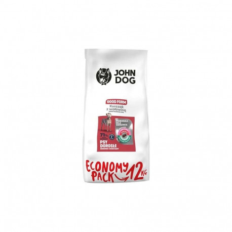 JOHN DOG Good Form Adult kana veiselihaga kuiv koeratoit 12 kg