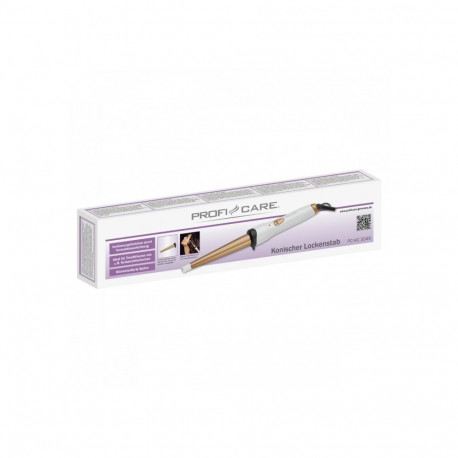 ProfiCare Conical curling iron PC-HC 3049 white/gold