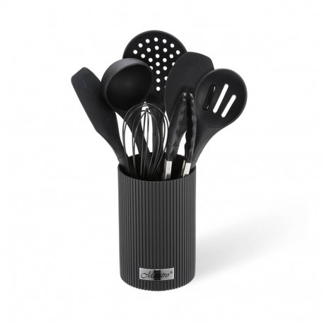 Kitchen utensils MAESTRO MR-1542-BLACK 8 elements Black
