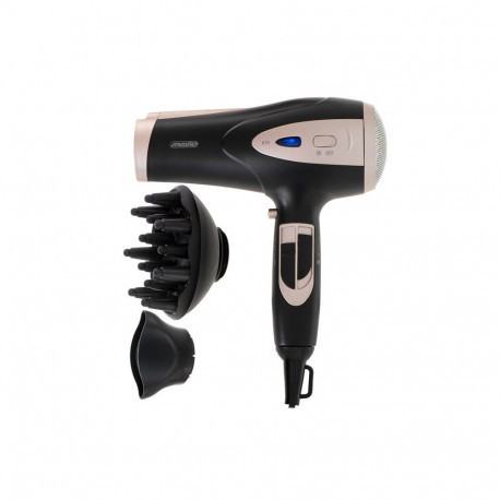 Adler Mesko MS 2287 hair dryer 2400 W Black, Champagne