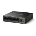 Mercusys MS105GS - lauaarvuti lüliti, 5 gigabitist porti, must