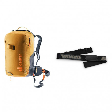 Deuter Alproof Lite 20 SL seljakott - kaneel/must + Garmin HRM Dual andur