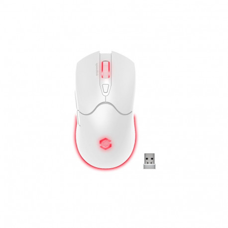 VELOX Rechargeable RGB Gaming Mouse - Wireless, white