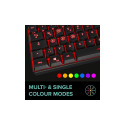 LETOS RGB 60% Gaming Keyboard, black - DE layout