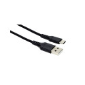 USB-A to USB-C Cable Set, black