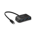 SNAPPY EVO USB Hub, 4-Port, Type-C to USB 3.0, USB 3.1 Gen 1, USB 3.2 Gen 1 (5 Gbit-s), black