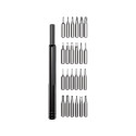 Goobay Tools Screwdriver Set with 24-Piece Precision Bit Set