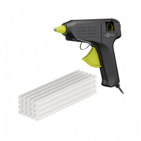 Goobay Tools kuumpüstol superior 40 W, sisaldab 20 liimipulka
