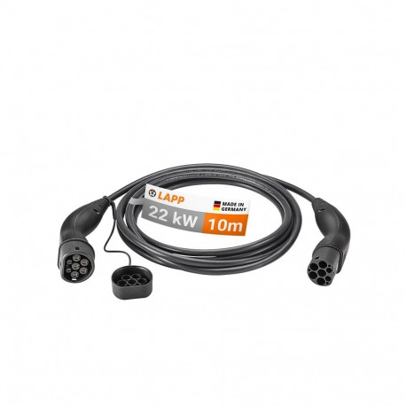 LAPP MOBILITY Type 2 Charging Cable, up to 22 kW, 10 m, black 10 m