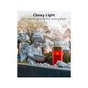 No Name LED Grave Candle, red